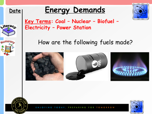 Energy Demands - Nuclear and Coal New 2016 GCSE
