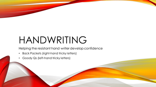 Handwriting Practice (Letter Direction) for the Resistant Hand Writer