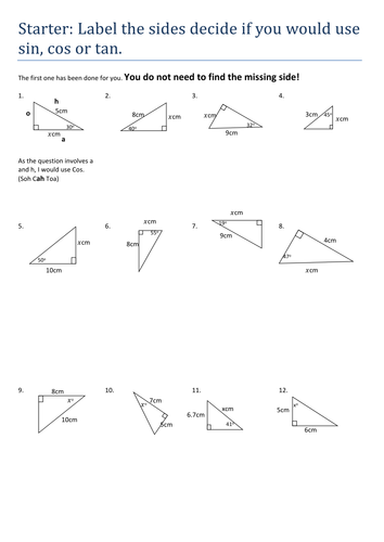 Right angled Trigonometry Which Rule Should I use?