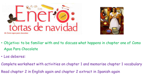 como agua para chocolate 1st chapter