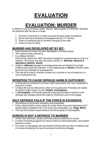 LAW 03 AQA A LEVEL ALL EVALUATION MODEL ANSWERS