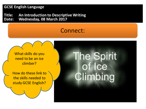 GCSE English Language: An Introduction to Paper 1 writing tasks