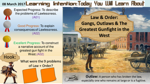 The American West: Law & Order Gangs, Outlaws & The Greatest Gunfight in the West (Edexcel GCSE 1-9
