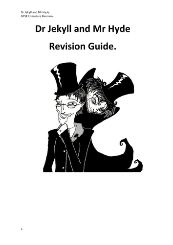 JEKYLL AND HYDE REVISION STUDY GUIDE NEW 9-1 GCSE