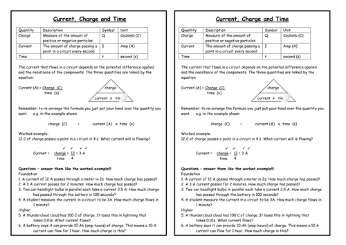 Current in series and parallel (lesson 4)