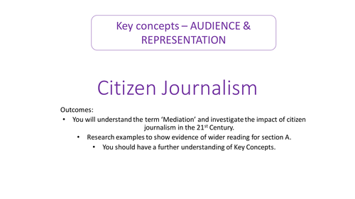 Mest 3 and Mest 4 Citizen Journalism