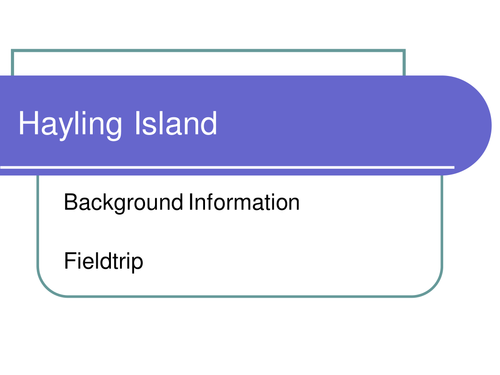 Hayling Island Fieldwork