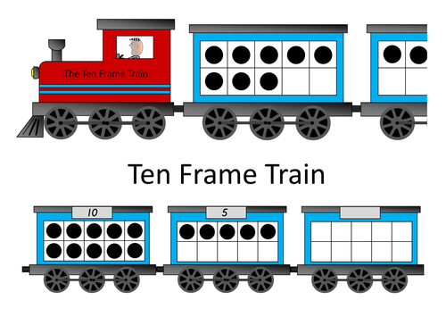 Math - Ten Frame Train