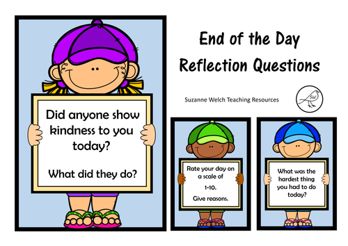 Reflection Questions for the end of the day