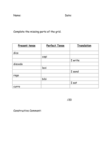 4th conjugation principal parts verb test