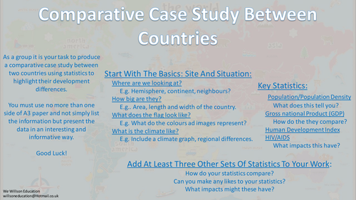 comparative essay between two countries