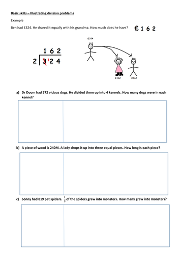 division problem solving grade 2