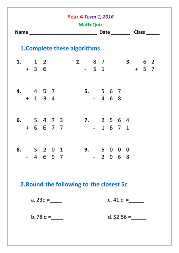 Algorithms and Word Problems