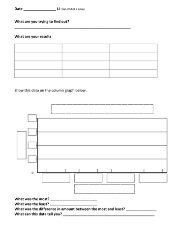 Data Collection Activity | Teaching Resources
