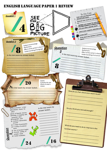 AQA English Language Exam Review Sheet