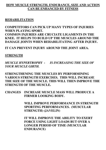 GCSE Lesson Plans Part C