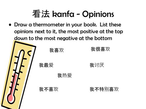 Mandarin Chinese lesson on food and likes/dislikes