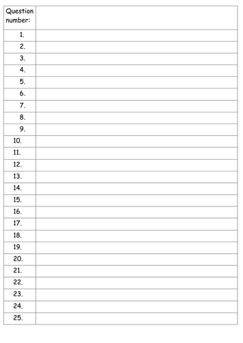 Year 6 SATs reasoning revision