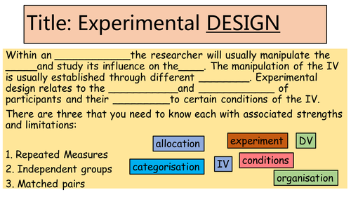 What is Pair Matching in Experimental Groups?