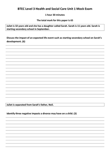 Essay on health and social care level 3 year 1 unit 9 06 picture