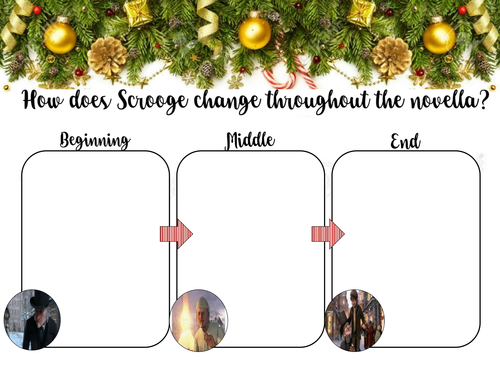 Scrooge changing worksheet