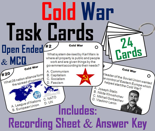 Cold War Task Cards