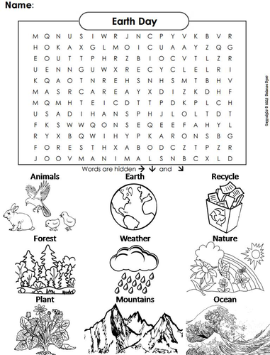 Earth Day Word Search