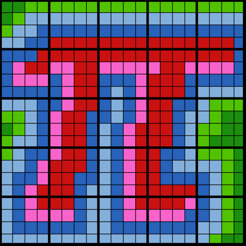 Colouring by Circle Area & Perimeter, Pi (25 Sheet Mosaic)