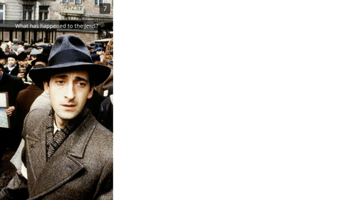 Life in the ghetto worksheets using the Pianist