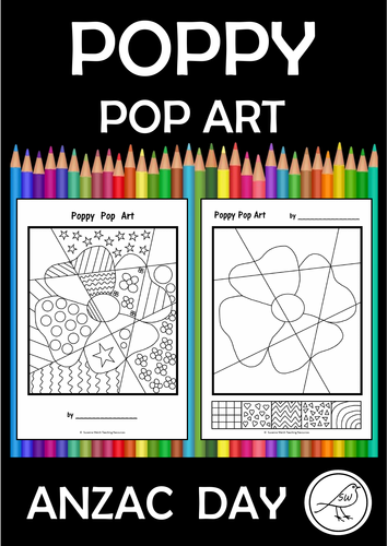 Anzac Day – Poppy Pop Art