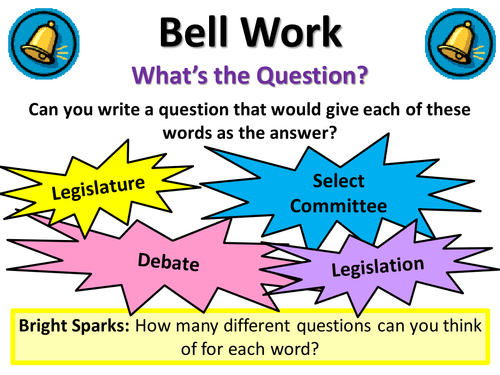 UK Government and Politics - Legislature