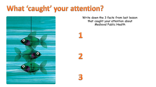 What caught you attention template