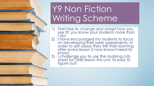 5 Week SOL Non Fiction Writing Y9 Human Rights