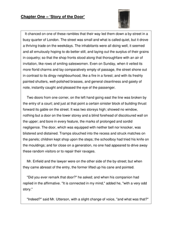 'Dr Jekyll and Mr Hyde' Revision - Tension