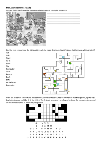 Stimmt! 1 school puzzles – im Klassenzimmer