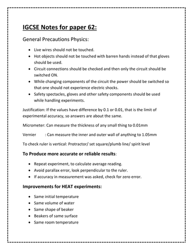Complete Physics IGCSE ATP guide