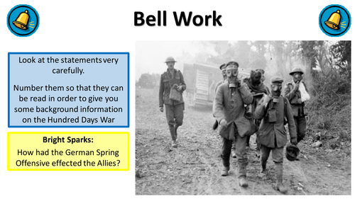 First World War - The Allied Advance of 1918