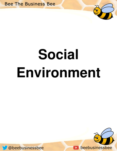 Social Environment Workbook