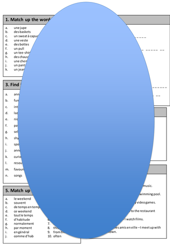 Studio 2 vert Module 3 revision sheet