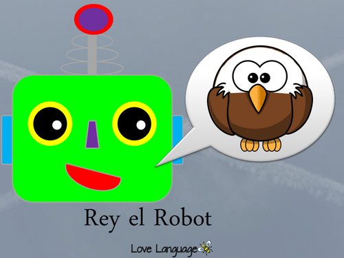 Rey el Robot - pets in Spanish