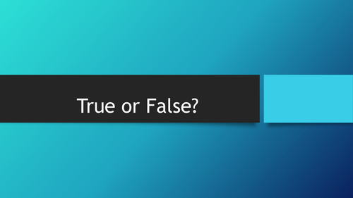 Flight True or False powerpoint