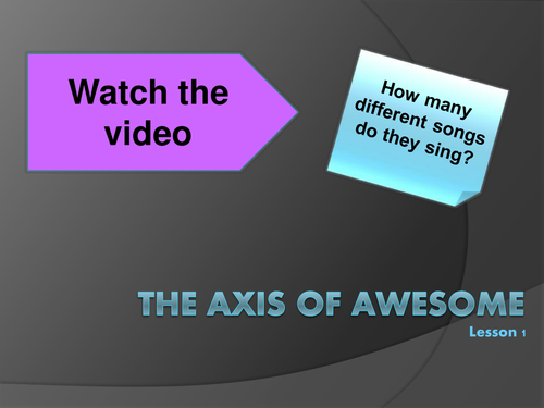 The Axis of Awesome