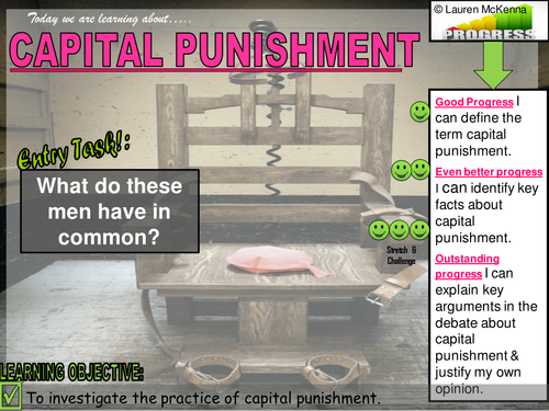 Capital punishment introduction