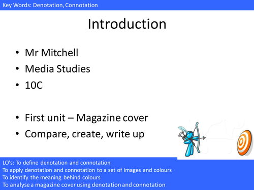 Media Studies - Media Language