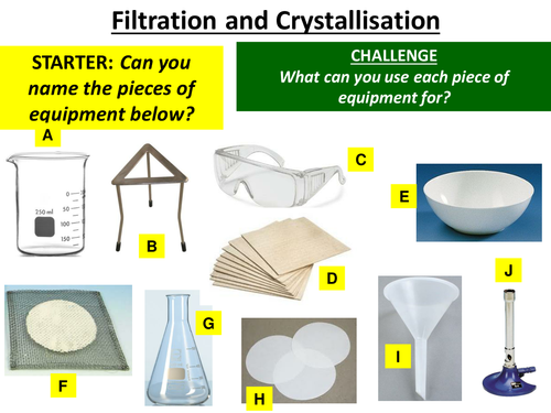 Filtration and Crystallization - C2 Edexcel 9-1 Combined Science