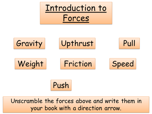 Year 7 Physics - Forces, Springs, Friction + Pressure