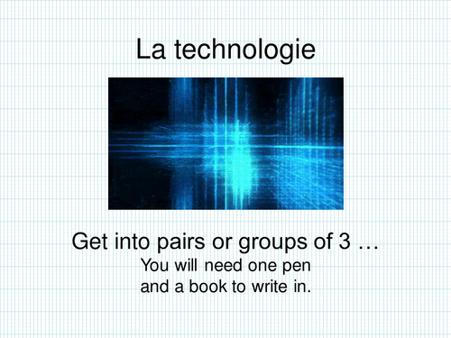 French Easy Technology Quiz