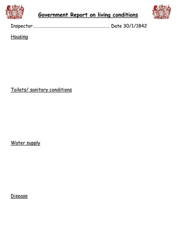 Industrial Revolution Living Conditions