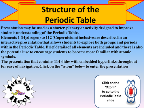 An Interactive Periodic Table