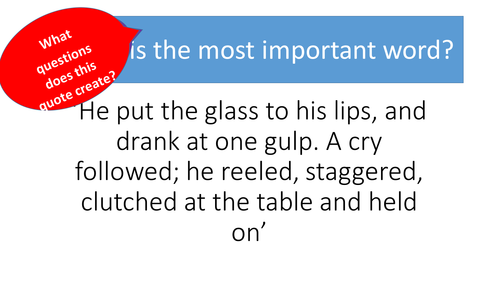 Jekyll and Hyde - Dr Lanyon Narrative